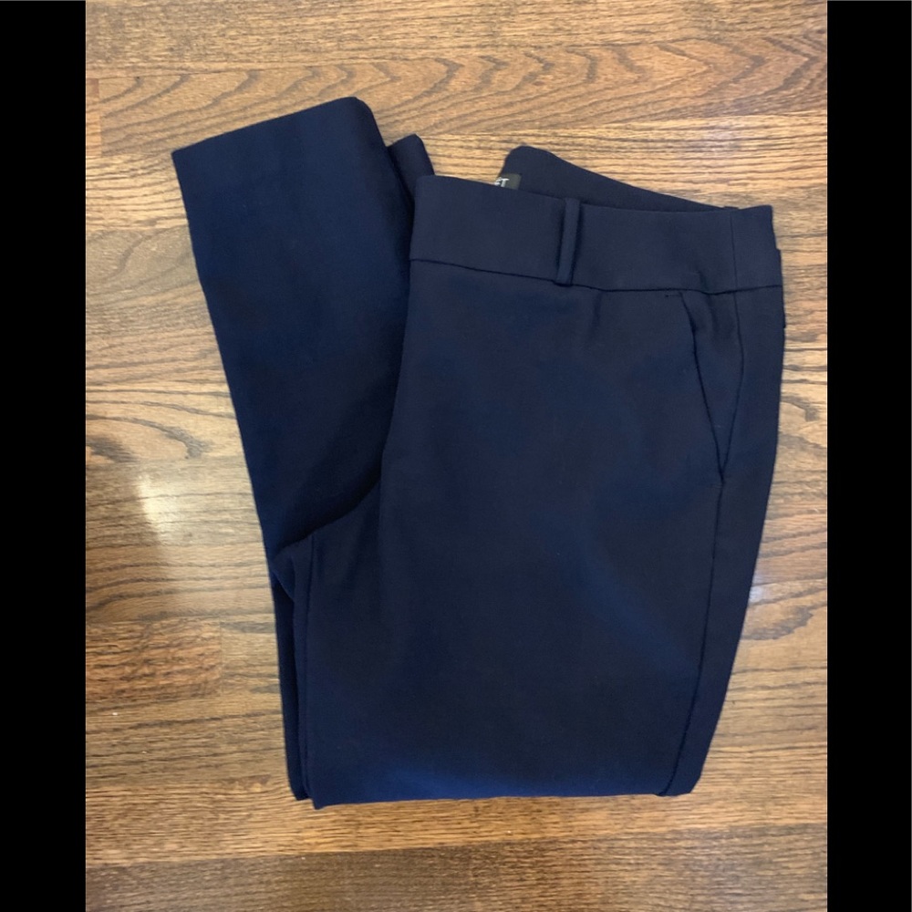 Loft navy skinny dress pant